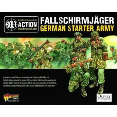 Image of Warlord Games Fallschirmjager German Starter Army Bolt Action 28mm Minatures WWII Table Top Game