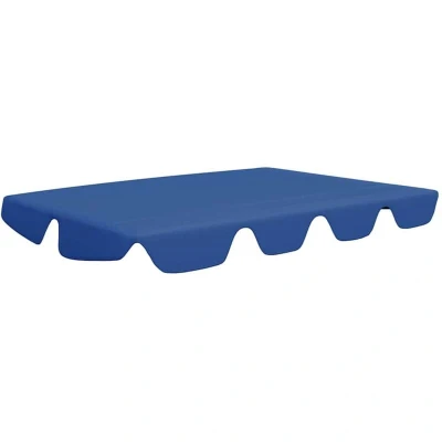 Image of vidaXL Replacement Canopy for Garden Swing Blue 188/168x145/110 cm