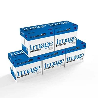 Image of Image Business Copier Paper 80 g/m² A4 White FSC Mix Credit, 5 Boxes, 25 Reams, 12,500 Sheets