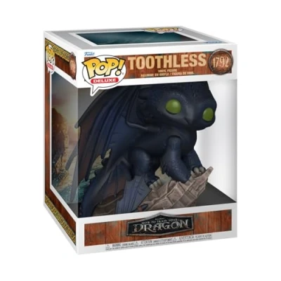 Image of Funko POP! Deluxe How to Train Your Dragon Live Action Toothless Collectable Vinyl Figure Gift Idea Official Merchandise Toys for Kids &amp; Adults Model Collectors and Display