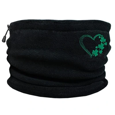 Image of TeddyTs Embroidered Irish Clover Super Soft Toggle Snood Scarf