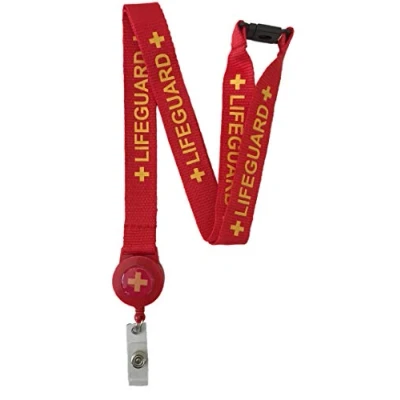 Image of 20mm Lifeguard Lanyard with Safety Breakaway &amp; Integrated Badge Reel