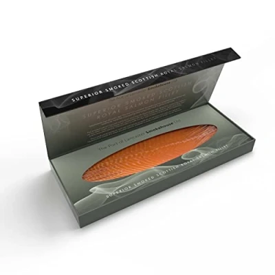 Image of Port of Lancaster Smokehouse Royal Fillet Smoked Salmon 450g