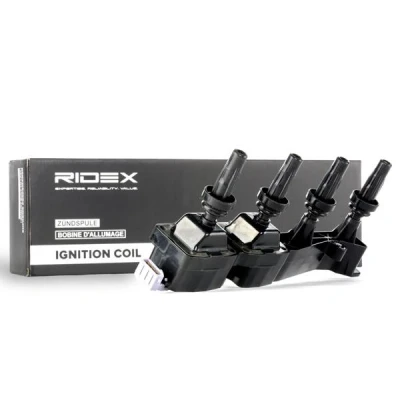 Image of 597080, 597099, 9636337880 Ignition coil FEBI BILSTEIN 36600 4 Spark PEUGEOT: 307 Hatchback, 207 206 CITROËN: C2 Hatchback