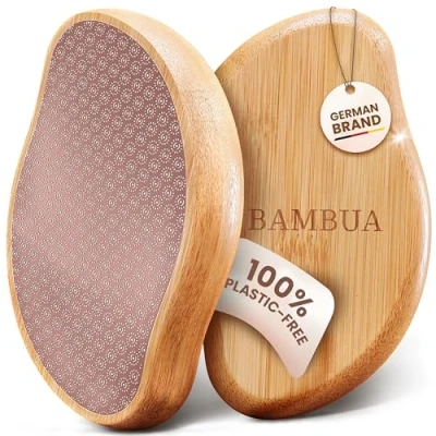 Image of BAMBUA Foot File (100% Anti Callus Effect) Pedicure Files for Hard Skin Remover Scrub Effective Scraper Feet Pumice Stone Scrubber (Rose)