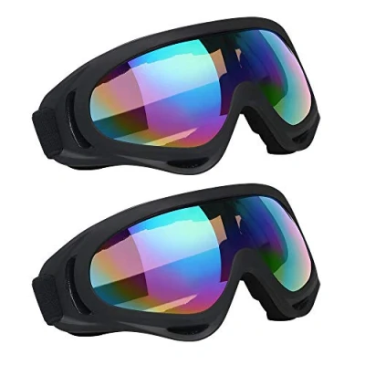 Image of Vicloon Unisex Snow Goggles Windproof 100% UV Protection, Cycling Motorcycle Snowmobile Ski Goggles, Outdoor Sports Glasses…