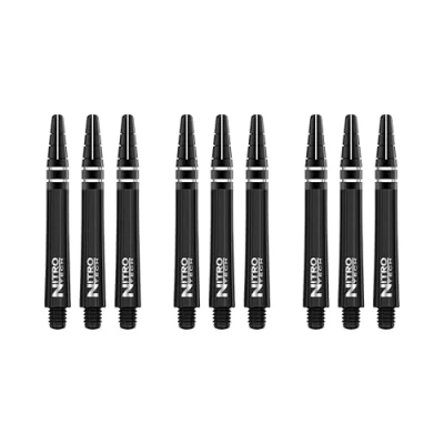 Image of RED DRAGON Nitrotech Intermediate Stems Solid Black 3 sets per pack (9 in total)