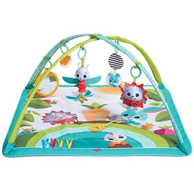 Image of Tiny Love Gymini Sunny Day, Musical Baby Play Mat And Newborn Activity Gym, Suitable From Birth, 0M +, 85 X 75 45, Meadow Days Multi, 3333120171