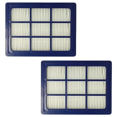 Image of vhbw Filter Set 2x Filters compatible with Nilfisk VP300 HEPA, eco, EU1, EU2 Vacuum Cleaner HEPA Filter, Allergy