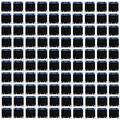 Image of AZDelivery I2C 0.96 inch OLED Display Compatible with SSD1306 128x64 Pixels IIC 3.3V 5V White Character Arduino and Raspberry Pi Including E Book! (Pack of 3)