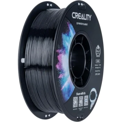 Image of Creality TPU Filament 1.75, 95A Flexible Filament, Higher Hardness &amp; Resilience, Soft Adhesive Material, Elastic, 1kg(2.2lbs) 3D Printing for Printer (Black)