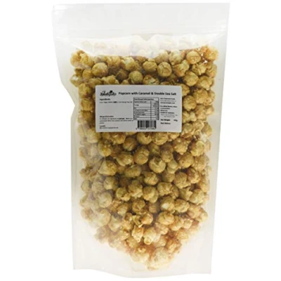 Image of Joe &amp; Seph&#039;s Double salted Caramel Popcorn (1x335g) 2 Star Great Taste Award, gourmet popcorn, air popped caramel, sweet movie night snacks