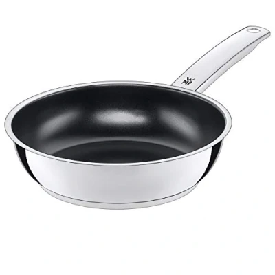 Image of WMF Durado frying pan, diameter of 20 cm, stainless steel Cromargan, with handle coated induction