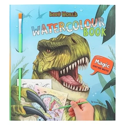Image of Dino World Watercolour Book