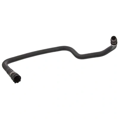 Image of 11531438632 Radiator Hose FEBI BILSTEIN 45814 Lower Right EPDM (ethylene propylene diene Monomer (M class) rubber), Plastic with quick couplers