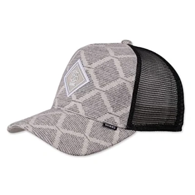 Image of Djinns FendoLookalike Trucker Cap Mesh Hat Caps, light grey, One Size