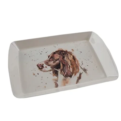 Image of The Leonardo Collection LP48758 Small Tray Springer Spaniel design 1 Pc