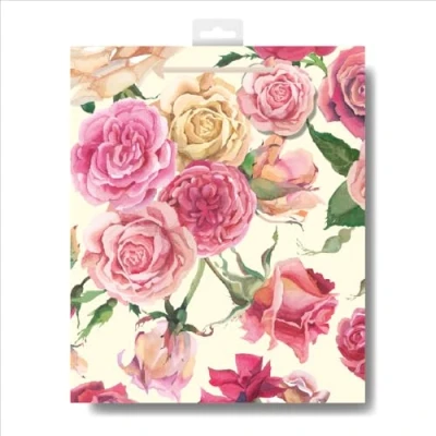 Image of Emma Bridgewater Roses Large Gift Bag Wrapping Accessory 613999 by Woodmansterne