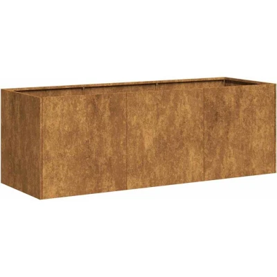 Image of vidaXL Planter Rusty 120x40x40 cm Weathering Steel