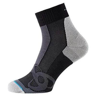 Image of Odlo Unisex Socks LIGHT, black grey melange, 45 47