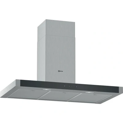 Image of Neff D94BHM1N0B N 50, Built in Wall mounted cooker hood 90 cm Stainless steel