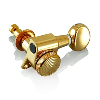 Image of VANSON Tuners/Machine Heads V05SP Gold LOCKING 3 a side 19:1 Gear Ratio for SG, ES, PRS, Schecter, Ibanez (Gold)
