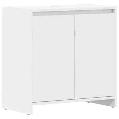Image of vidaXL Bathroom Cabinet White 60x33x61 cm Engineered Wood
