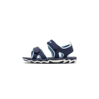 Image of Hummel Sport Unisex Walking sandals for kids, Size: 8.5/9K, Black iris Synthetics/textile