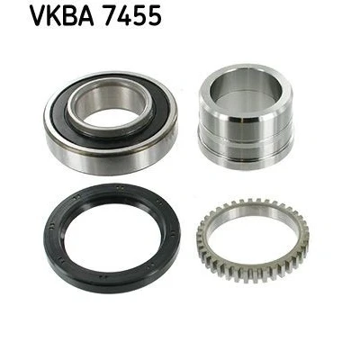 Image of 4359165D00 Wheel bearing kit SKF VKBA 7455 with shaft seal 80mm SUZUKI: Grand Vitara 1 SUV