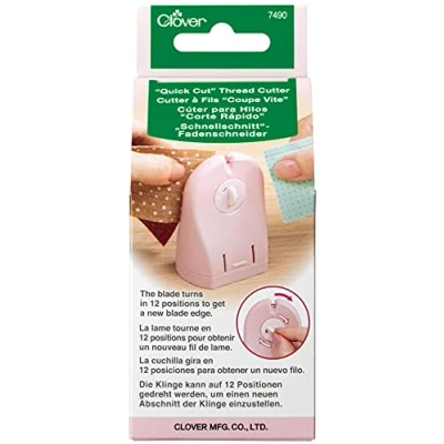 Image of Clover Quick Cut Thread Cutter, Pink, 1 Piece