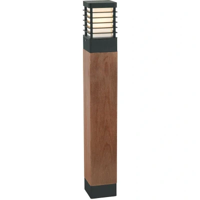 Image of Halmstad Outdoor Large Wooden Bollard, E27
