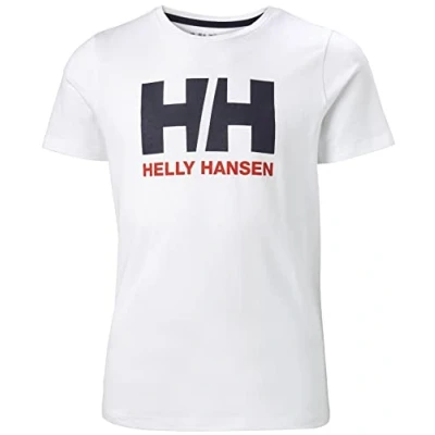 Image of Helly Hansen Junior Unisex HH Logo T Shirt, 10, White