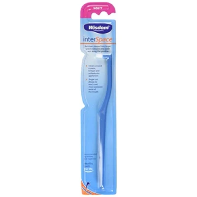 Image of Wisdom Interspace Soft Toothbrush, Pack of 6