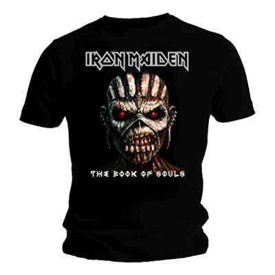 Image of Iron Maiden Men&#039;s Book Of Souls T shirt Black