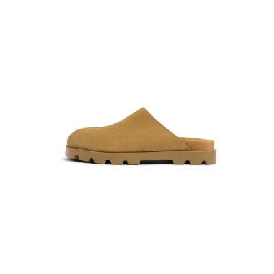 Image of Camper Brutus Clogs, Women&#039;s, Size: 5, Mittelbraun Leather