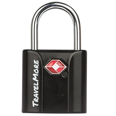 Image of 1 Pack TSA Approved Luggage Key Lock for Travel Suitcase with Keys Padlock Black