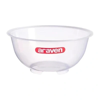 Image of Araven Polypropylene Mixing Bowl Transparent 2.5Ltr