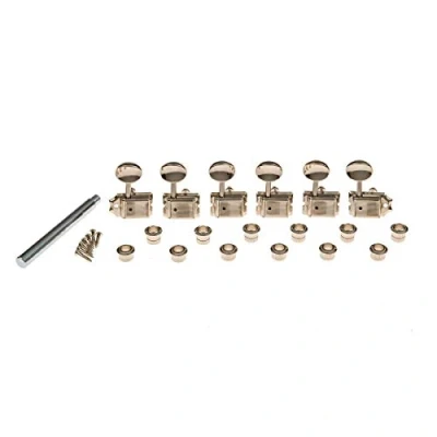 Image of Gotoh Locking Vintage Oval Knob Tuners Nickel