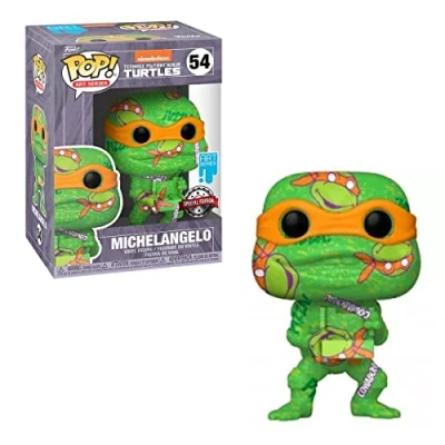 Image of Funko 57929 Pop! Art Series: TMNT 2 Michelangelo Vinyl Figure #54 (FUN57929)