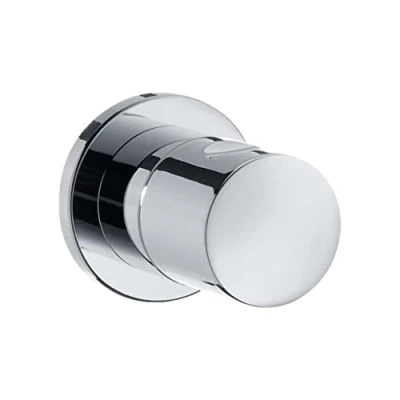 Image of hansgrohe 15972000 Shut Off Valve S for Concealed Installation, Chrome, Silver