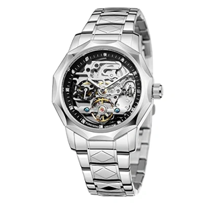 Image of FORSINING Automatic Mechanical Watch Skeleton Waterproof Chronograph Business Fashion Analog Wrist