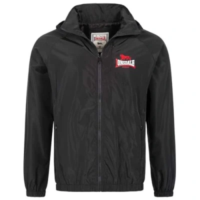 Image of Lonsdale Men&#039;s Glengolly Wind Jacket, Black/red/White, L