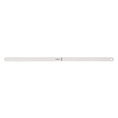 Image of Starrett 667M 5 Steel Thickness Feeler Gage, 0.05mm Thickness, 12.7mm Width, 300mm Length