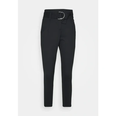 Image of Vero Moda Petite Vmbailey Paperbag BELT Pants Trousers, Women&#039;s, Size: XXSx28, Black