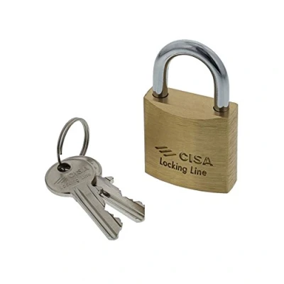 Image of CISA Padlock Locking Line, Brass, Gold, 21010300