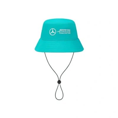 Image of Mercedes AMG Petronas F1 Bucket Hat with 3D Team Logo Execution Teal One Size Fits Most