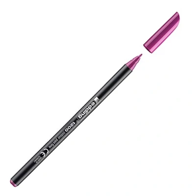 Image of edding 1200 Colour Pen Fine Magenta 1 Round Tip mm Felt for Drawing and Writing School or Mandala