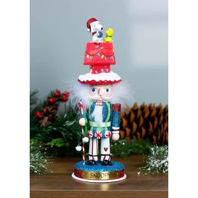 Image of Kurt Adler Peanuts Snoopy Hollywood Nutcracker