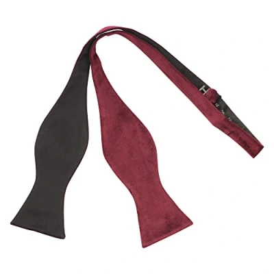 Image of King &amp; Priory Burgundy Velvet Self Tie Bow
