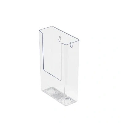 Image of Deflecto Portrait Literature Stands for Display 1/3 of A4 Wall Mounted Magazine File Holder with Flat Back Design Ideal Leaflet, Brochure, Menu